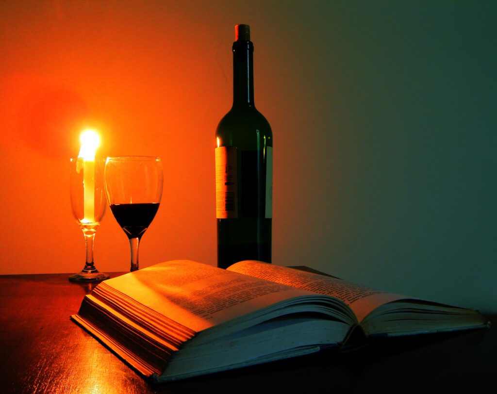 Krimi und Wein